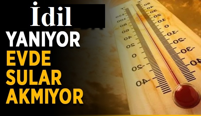 3 aydır suları akmıyor!  İdil Merkez Aşağı Mahalleli çözüm bekliyor