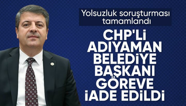 Abdurrahman Tutdere, göreve iade edildi