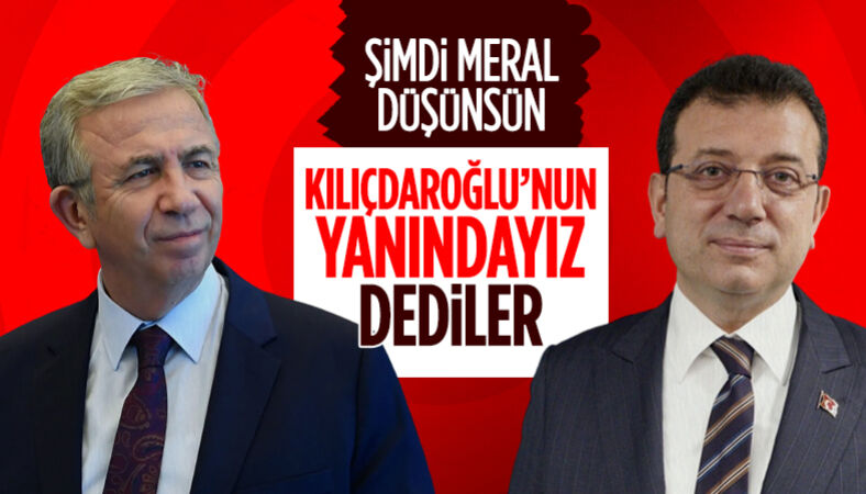 Akşener'in çağrısına İmamoğlu ve Yavaş'tan aynı anda ortak yanıt geldi