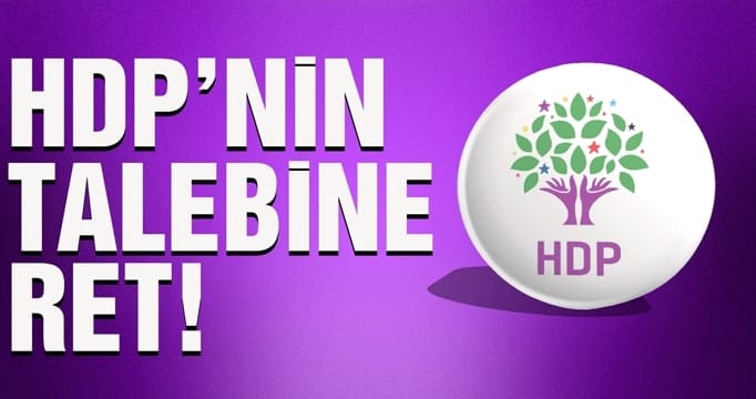AYM'den HDP'nin talebine ret!