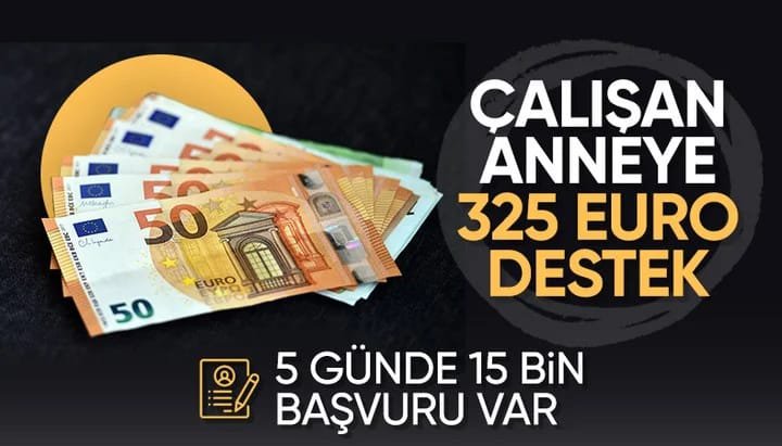 Bakan Vedat Işıkhan duyurdu: Çalışan annelere 325 euroluk desteğe yoğun ilgi