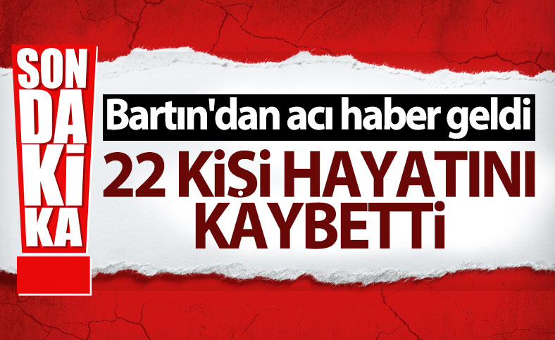 Bartın'da 22 işçi hayatını kaybetti