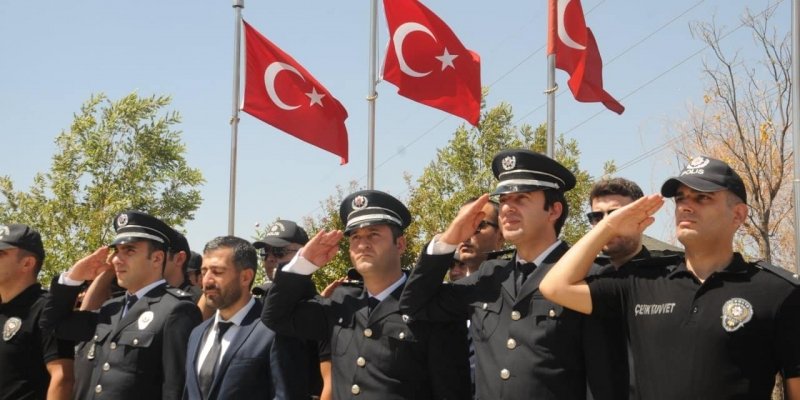 Cizre’de PKK saldırısında şehit olan 12 Polis, Şehit oldukları alanda törenle anıldı.