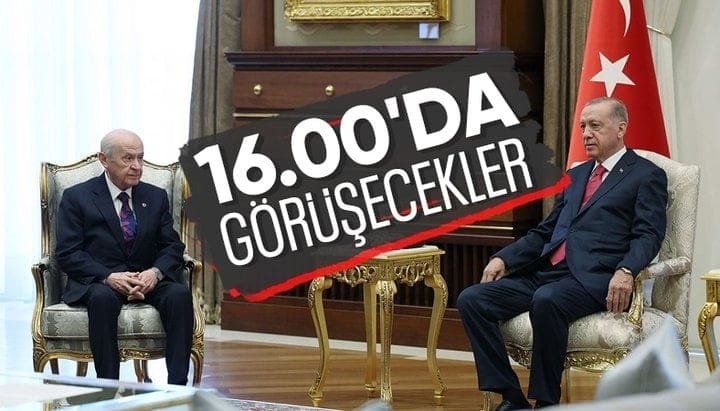 Cumhurbaşkanı Erdoğan, Devlet Bahçeli ile bir araya gelecek