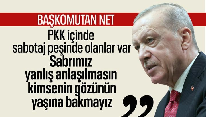 Cumhurbaşkanı Erdoğan'dan 'Terörsüz Türkiye' mesajı