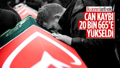 Deprem felaketinde 6'ncı gün: Acı bilanço açıklandı