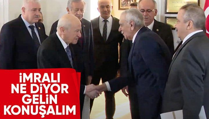 Devlet Bahçeli, İmralı ziyaretinden sonra DEM Parti heyetini kabul etti