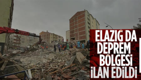 Elazığ 11'inci il olarak afet bölgesi ilan edildi