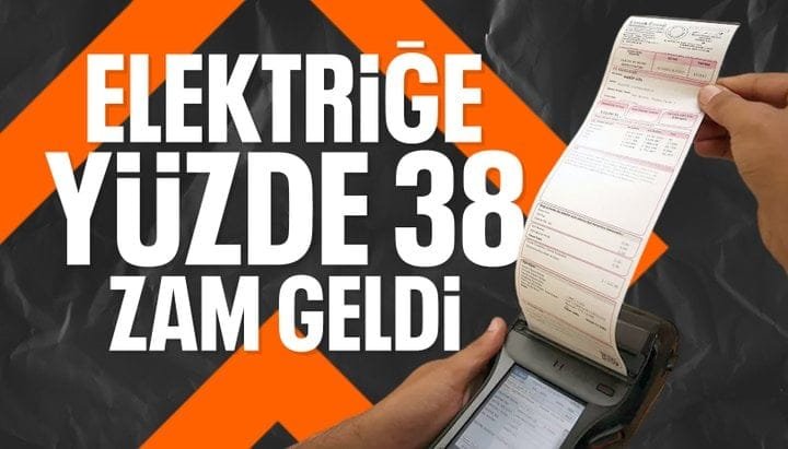 EPDK açıkladı: Elektriğe yüzde 38'lik zam