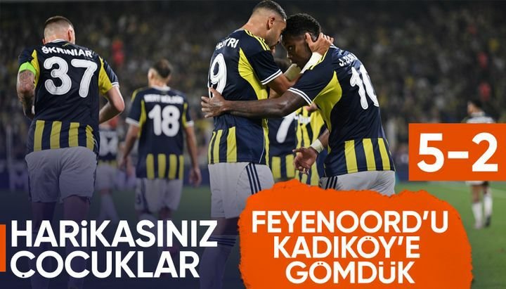 Fenerbahçe, Devler Ligi'nde turladı! Feyenoord'u devirdiler