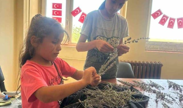 İdil’de köy okulundan Almanya’ya ihracat