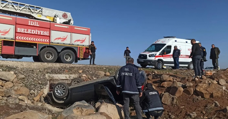 İdil’de Trafik Kazası: 1 Yaralı