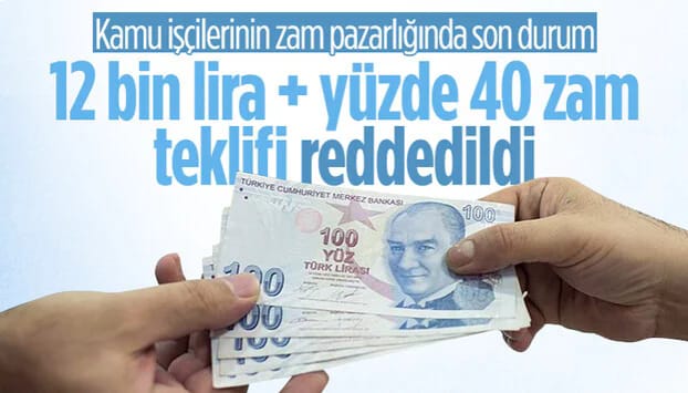 Kamu işçileri için yeni zam teklifi