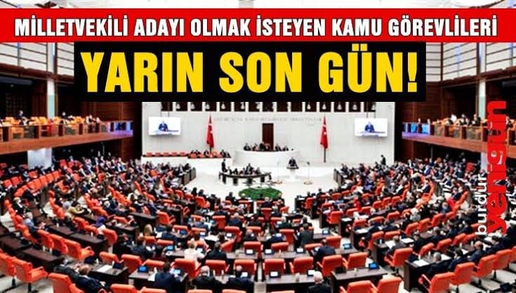 Kamudan istifa süreci yarın sona eriyor