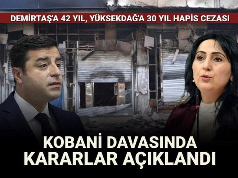 Kobani davasında kararlar açıklandı