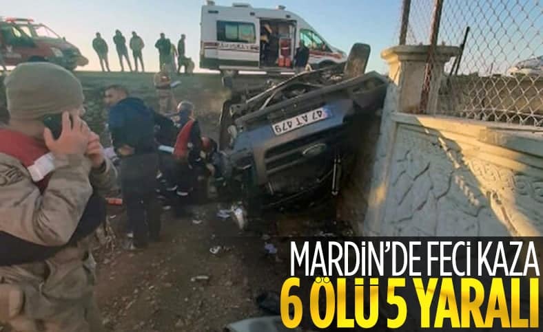 Mardin'deki servis aracı kazası can aldı