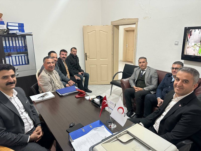 Memur-Sen Heyetinden idil Kızılay’a Ziyaret…