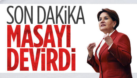 Meral Akşener açıkladı: İyi Parti 6'lı masadan ayrıldı
