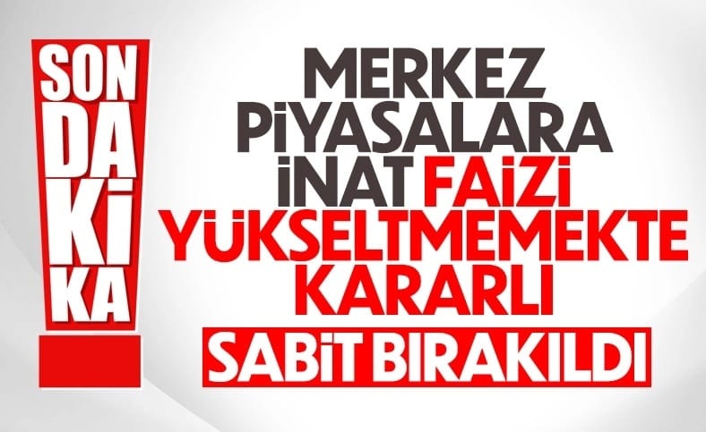 Merkez Bankası haziranda faizi yüzde 14'te sabit bıraktı