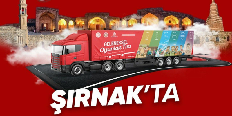 Nostaljik oyun hayranlarına Müjde: Geleneksel Oyunlar Tırı Şırnak’a Geliyor