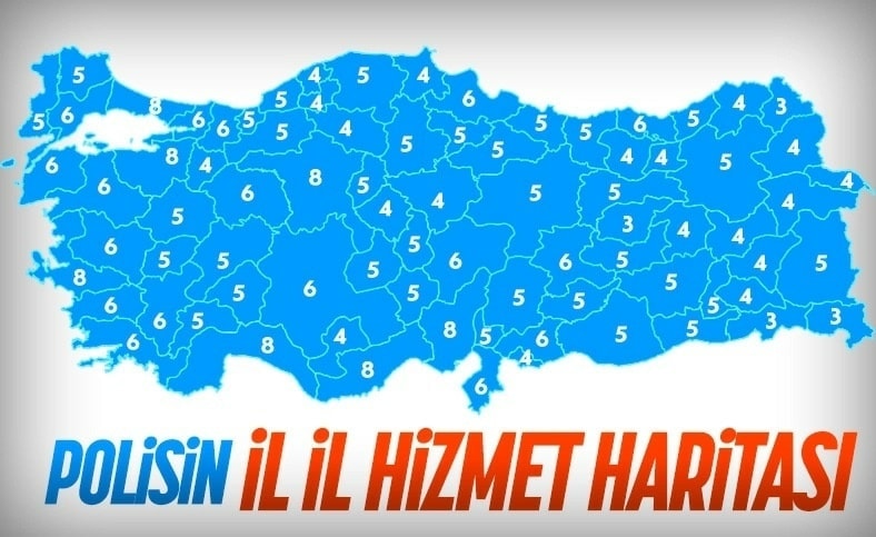  Polislerin şark görev süreleri düşürüldü