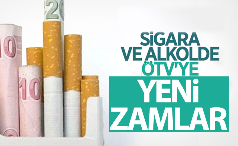 Sigara ve alkollü içeceklerde ÖTV oranı artırıldı