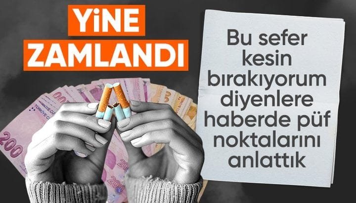Sigaraya bir zam daha geldi