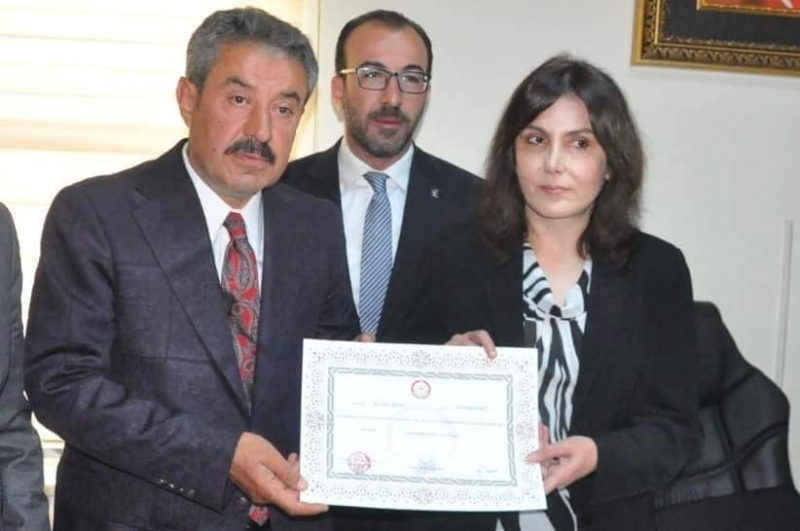 Şırnak AK Parti Milletvekili Aslan Tatar, mazbatasını aldı