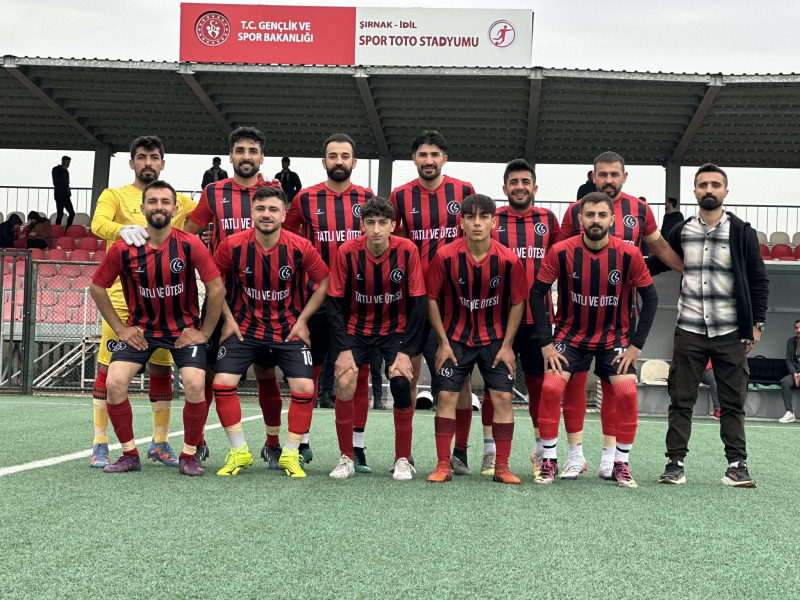 Şırnak Amatör Ligi ilk devre tamamlandı, bu haftanın sonuçları, puan durumu