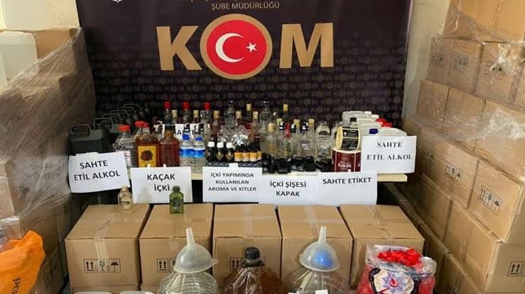 Şırnak Dâhil 81 ilde Sahte Alkol operasyonları