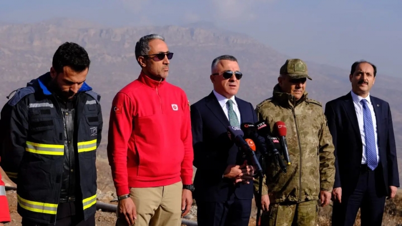 Şırnak Valisi Bilgin, Gabar Dağı'nda petrol rezervinin keşfedildiği alanda konuştu 