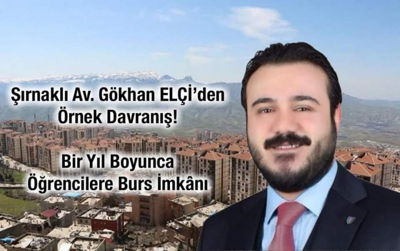 Şırnaklı Av. Gökhan Elçi’den Örnek Davranış! 