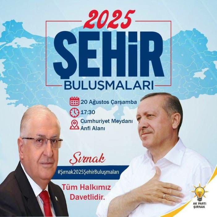 Şırnak’ta 2025 Buluşmaları: Bakan Güler Katılıyor, Peki Diğer İsimler Kim?