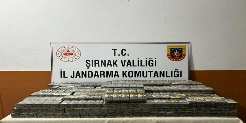 Şırnak’ta Kaçak Malzeme Ele Geçirildi