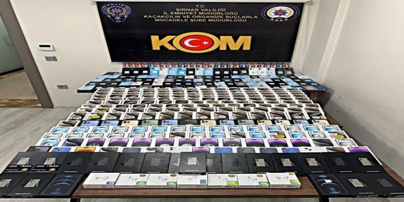 Şırnak'ta Operasyon: 22 milyon TL değerinde kaçak cep telefonu ele geçirildi