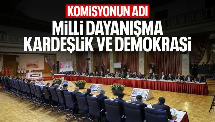 TBMM'de süreç komisyonunun adı konuldu