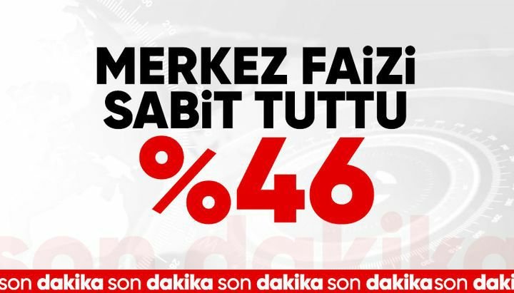 TCMB, Haziran 2025 politika faizini yüzde 46'da sabit tuttu
