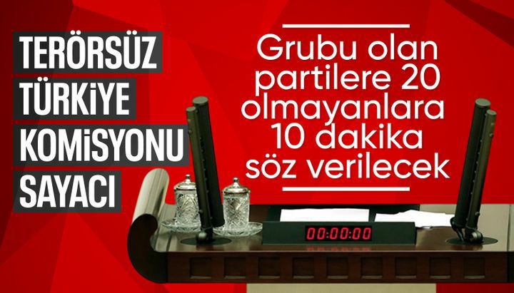 Terörsüz Türkiye Komisyonu'nda ilk toplantı yapıldı