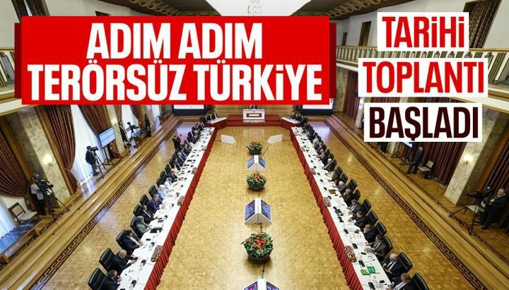 Terörsüz Türkiye Komisyonu'nda ilk toplantı başladı