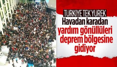 Türkiye, Cumhuriyet tarihinin en şiddetli depremi için tek yürek oldu.