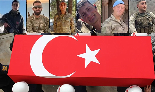 Türkiye'nin 6 iline şehit ateşi düştü