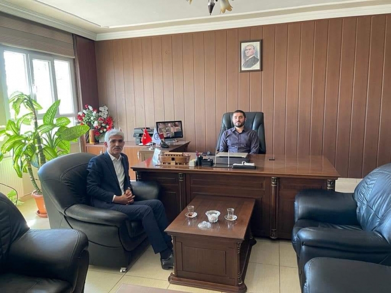 AK Parti İdil İlçe Başkanı Ay'dan ilçe Müftüsü Ataullah Kartal'a ziyaret