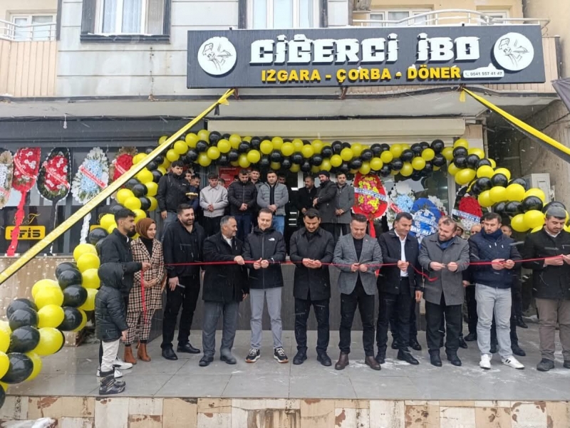 Ciğerci ibo İdil’de yeni yerinde hizmete açıldı. 