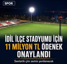İdil ilçe Stadyumuna 11 Milyon TL’lik Dev Yatırım: Sentetik Çim Zemin Yenileniyor