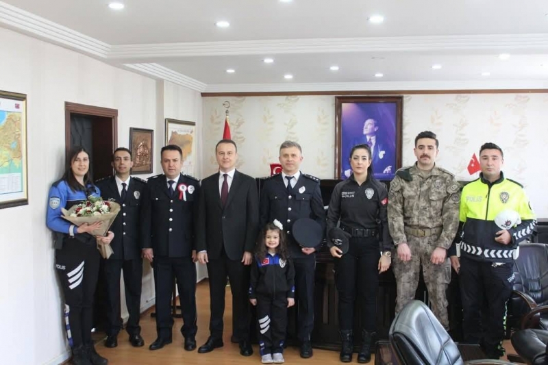 İdil Kaymakamı Anıl Adıgüzel’den Polis Teşkilatına Tebrik Ziyareti