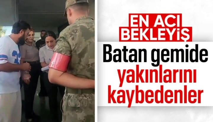 KKTC'den acı görüntüler: Batan geminin ardından hastanede yakınlarını aradılar