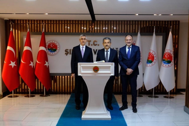 MEB Bakan Yardımcısı Nazif Yılmaz, Sempozyum Öncesi Şırnak Valisi Birol Ekici ile Görüştü