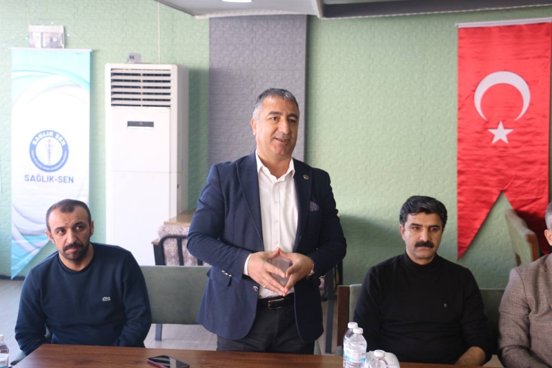 Sağlık-Sen Üyeleri İdil’de Kahvaltıda bir araya geldi