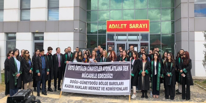 Şırnak Barosu’ndan Gülistan Doku Açıklamasına Katılım