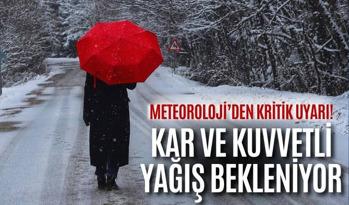 Şırnak için kritik uyarı: Kuvvetli kar ve sağanak geliyor.